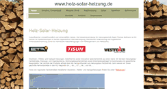 Desktop Screenshot of holz-solar-heizung.de